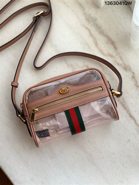 gucci bag transparent